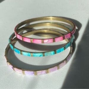 Bangle Bracelet Set (3 Pieces)